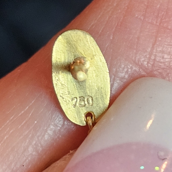 Authentic, Rare H Stern 18k Gold 4" Dangle, Chandelier, & Pierced Earrings - Picture 8 of 13